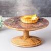 Hygge Mango Wood Cake Stand Grey