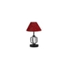 Daleyza Maroon Jute Table lamp with Iron Base