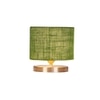 Green Jute Table Lamp with Steel Base -32