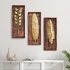 MDF Abstract Metal Wall Decor in Multicolor Set of 3