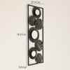 W-Thea Abstract metal Wall Decor in Multicolor Set of 1