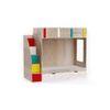 Pinwheels Bunk Bed with Storage in Oak Colour BKBB040