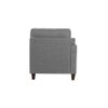 Alba Fabric Chaise Launger in Grey Colour