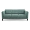 Lewis Sofa Set (Colour : Dusty Turquoise Velvet, Cushion : Hard, Seater : 3+1+1)