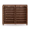 Webster 48 Pair Shoe Rack in Sheesham Finish