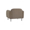 Scandinavian Mira One Seater Sofa Beige Matte Finish
