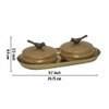 Metalsmith Metal Serveware Box Set of 3 with Tray Gold Finish