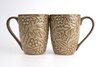 Beige Wildflower Premium Tea & Coffee Mugs