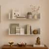Alivo Floating Bookshelf White