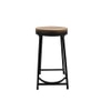 Metalsmith Metal Side Table in Black Finish