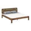 Seaside Solid Wood King Size Non Storage Bed In Provincial Teak Finish