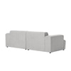 Comforthaven Wood 2 Seater With Upholstery Non Storage Sofa In Grey Colour
