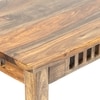 Oakmont Solid Wood 4 Seater Dining Table in Teak Finish