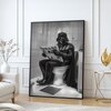 The Castle Decor Dark Space Villain Wall Art Framed Painting 20x30 Inch