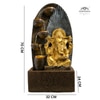 Brown Gold 5 Tier Ganesha Water Fountain
