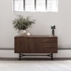 Alasa Solid Wood 2 Door  3-Drawer Sideboard In Provincial Teak Finish 55