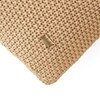 Moss Knit Cuban Sand Cushion Cover 16X16  Inches
