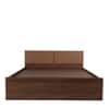 Lush Engineered Wood Queen  Size Bed With Box Storage (Walnut Finish)