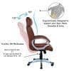 Wiwneags High Back Executive Chair in Ten Brown Colour