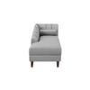 Korslund Velvet Chaise Launger in Grey Colour