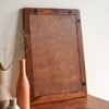 Gem Solid Wood Mirror In Provincial Teak 50 x 70 cm