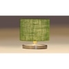 Green Jute Table Lamp with Steel Base -32