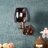 Eliante Ayen Iron Wall Light With Glass In Gold Colour