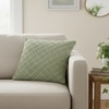 Shannon Mint Cotton Cushion Cover 16X16  Inches