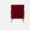 Evant Ratan Accent Chair in Maroon Colour