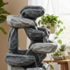 Resting Rock Stone Fountain For Indoor And Outdoor
