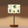 Devansh Multicolor Cotton Table Lamp With  Natural  Wood Base  & Steel Pipe (7X17 Inches)-15