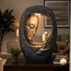 Dark Grey Face Shower Indoor Water Fountain