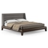 Taarkashi Upholstered Bed Bed Size Queen American Walnut, Colour - Seal Grey B140-18403 Grey
