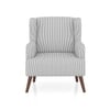 Brando Arm Chair in Naturaline Grey Color