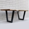 Ran Solid Wood 6 Seater Dining Table in Mango Natural Finish