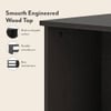 Liam Rectangular Engineered Wood Coffee Table In Dark Wenge Finish