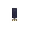 Jack Blue Jute table lamp with Gold wood base