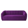 Rosa Fabric Sofa (Purple)