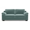 Esquel Luxe 3 Seater Fabric Sofa in Dusty Turquoise Velvet Colour