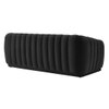 Rosa Fabric Sofa (Black)