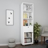 Solicitor Bookshelf In Frosty White Finish