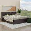 Kamira Solid Wood King Size Drawer Storage Bed In Melamine Finish