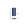 Blue Jute table lamp with Steel Base -52