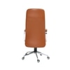 Ettorez Lexus Hb Ultra Premium Leatherette Office Chair In Cream And Tan
