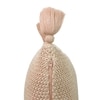 Moss Knit Pearl Pink Natural Cushion Cover 16X16  Inches