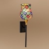 Devansh Metal Electric Wall Light in Black Colour with Multi Shade Count of 1 Light