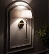 Woody Metal Shine Brass Finish Wall Light