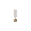 Alaina White jute & solid wood table lamp