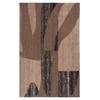 Handmade Wool Area Rug Modern Abstract Brown Beige 9 x 12 Feet Carpet