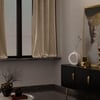 Stoa Paris Velvet Curtains for Window, Premium Dim-Out Curtain for Pack of 1, Date Night - Ivory Elegance